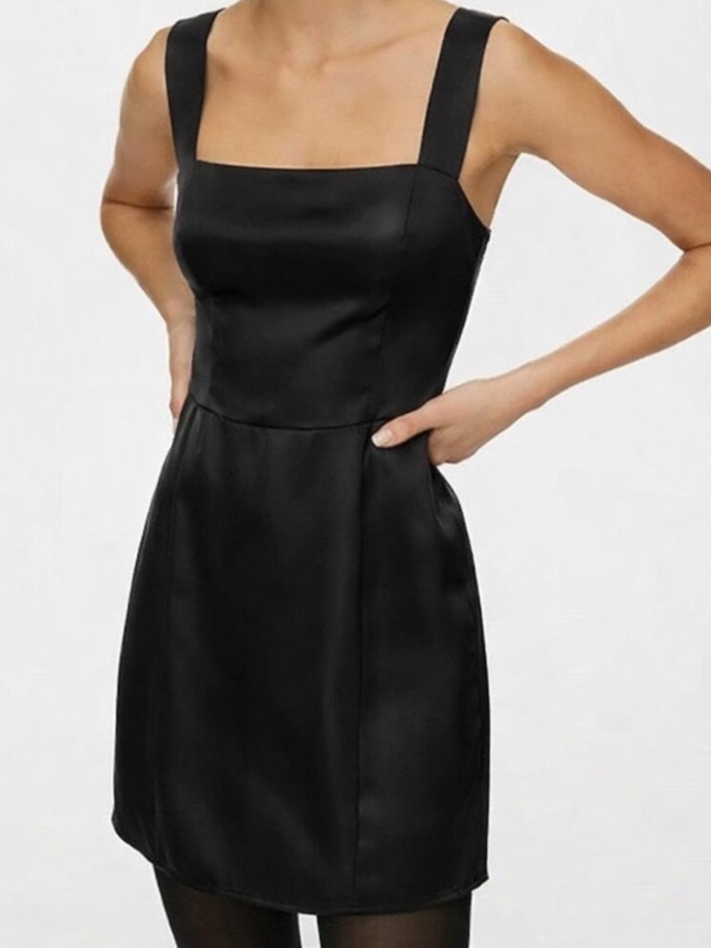 Aritzia Sunday Best Tatiana Satin Dress